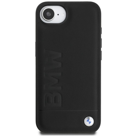 BMW futerał do IPHONE 16e (SE 4 2025) BMHCPSE4SLLBK (Leather Hot Stamp) black