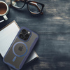 Kabura SMART MAG kompatybilna z MagSafe do IPHONE 15 Pro niebieska