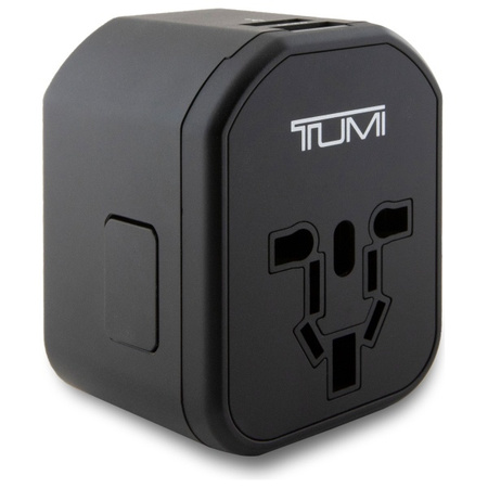 TUMI TUTA20WMSLK Travel Adapter 20W USB-C / 2xUSB-A czarny/black