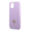 Oryginalne Etui IPHONE 13 MINI Guess Hardcase Saffiano 4G Small Metal Logo fioletowe