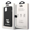 Original Case IPHONE 14 PLUS Karl Lagerfeld Hardcase Silicone Choupette Body (KLHCP14MSLCTBK) black