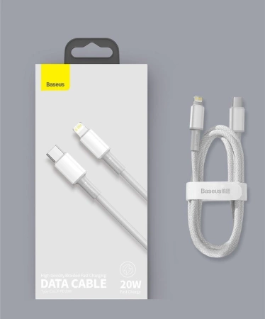 Baseus kabel USB Typ C - Lightning szybkie ładowanie Power Delivery 20 W 2 m czarny (CATLGD-A01)