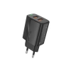 FONENG wall charger EU63 2.4A 12W 2xUSB + cable Lightning Black