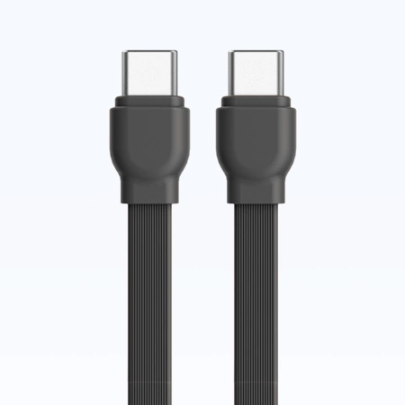 Powerbank Dudao K22+ 10000mAh 22,5W USB-C mit Anhänger/Kabel - grau