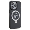 Original Case IPHONE 13 PRO MAX Karl Lagerfeld Hardcase Ring Stand Karl&Choupettte MagSafe (KLHMP13XHMRSKCK) black