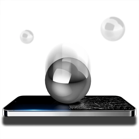 Dux Ducis Privacy Tempered Glass für Samsung S25 - Schwarzer Rahmen