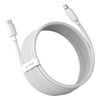 Baseus 2x kabel USB Typ C - Lightning szybkie ładowanie Power Delivery 20 W 1,5 m biały (TZCATLZJ-02)