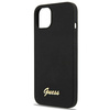 Guess GUHMP13MLSLMGBK iPhone 13 6.1 "schwarz / schwarz Hardcase Silikonschrift Gold Logo