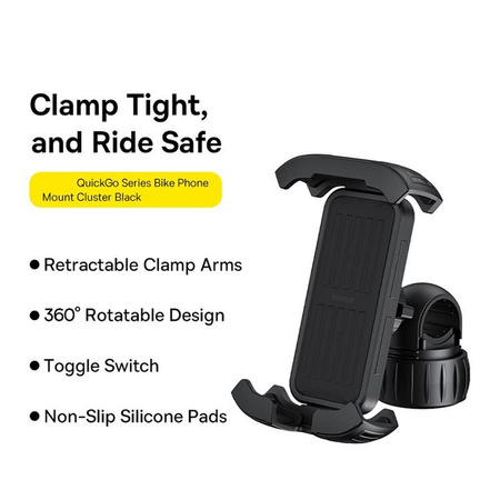 Baseus QuickGo phone holder - black