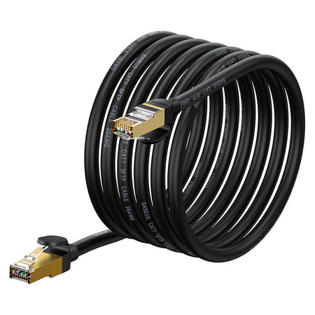 Baseus Ethernet RJ45, 10Gbps, 5m network cable (black)