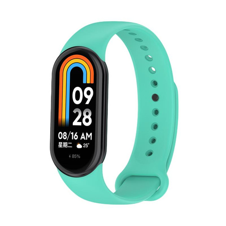 Pasek Silikonowy Mi Band 8 / M8 (10), MINT / MIĘTOWY