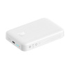 Baseus Magnetic Mini Power Bank with MagSafe 15W / PD Quick Charge QC 20W 10000mAh White (Overseas Edition) + Xiaobai Series USB-C Cable - USB-C 60W 3A 0.5m White
