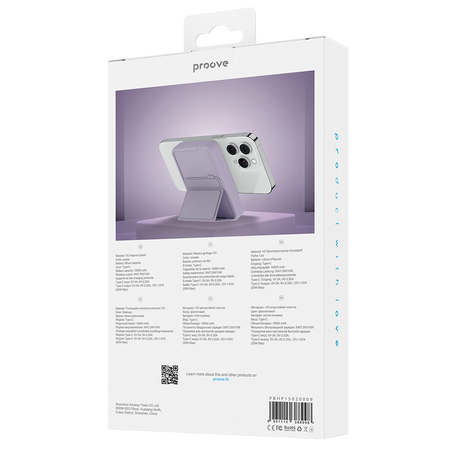 Proove power bank Hyperion 20W 10000mAh fioletowy