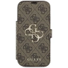Guess Book 4G Metal Logo Case for iPhone 17 Pro - Brown