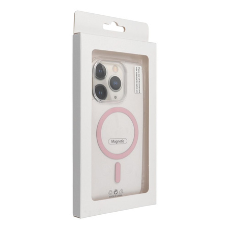 Drop Glue Colorful Ring Mag Cover kompatybilny z MagSafe pasuje do SAMSUNG A16 różowy