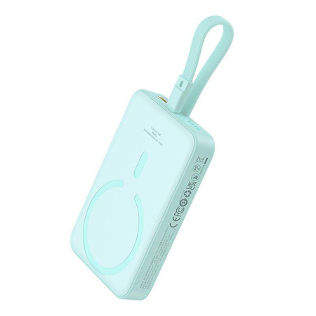 Powerbank magnetyczny Baseus Magnetic Mini 10000mAh 20W MagSafe (miętowy)