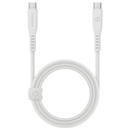 ENERGEA kabel Flow USB-C - USB-C1.5m biały/white 240W 5A PD Fast Charge