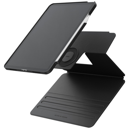 Etui UNIQ Rovus Snapmount Magnetic 360   Rotating Detachable do iPad Pro 13" M4 (2024) czarny