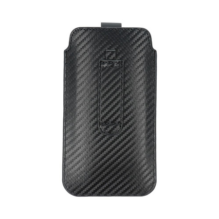 Futerał Uniwersalny POCKET Carbon - Model 16 - do SAMSUNG A22  5G / LTE ( 4G ) /  S21 FE / A31 / 531 / M21 / A6 Plus 2018 / A7 2018 XIAOMI Mi 11 Lite 5G OPPO Reno 5 HUAWEI Mate 20 Lite / P20 Lite