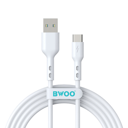 BWOO kabel BO-X172C 3A cable USB-A do USB-C 1m biały