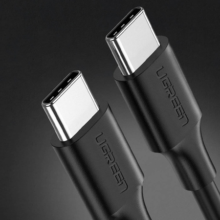 Ugreen kabel USB Typ C do ładowania i transferu danych 3A 1,5m czarny (US286)