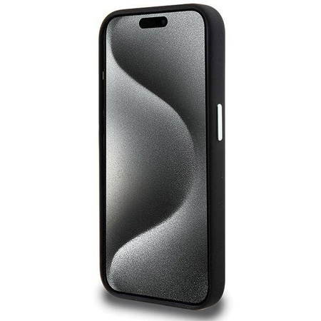 Etui BMW Signature Liquid Silicone MagSafe na iPhone 15 Pro Max - czarne
