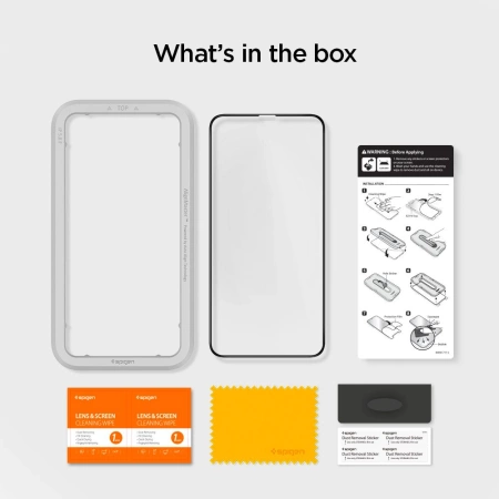 Szkło Hartowane Spigen Alm Glass Fc Iphone 11 Black