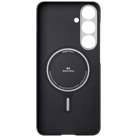 Etui PITAKA Ultra-Slim MagSafe do Samsung Galaxy S25 czarno szary