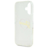 Original Case IPHONE 16 Guess Hardcase IML Heart (GUHCP16SHCHGSPT) transparent