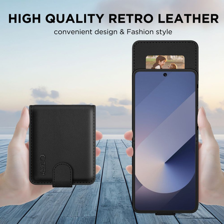 TECH-PROTECT WALLET GALAXY Z FLIP 7 BLACK