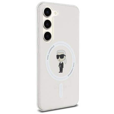Karl Lagerfeld IML Ikonik MagSafe Hülle für Samsung Galaxy S23 – transparent