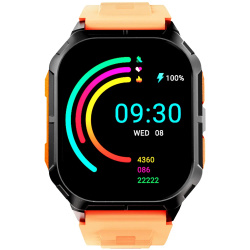 HIFUTURE smartwatch sportowy z fukncją rozmowy ULTRA3 (IP68) pomarańczowy