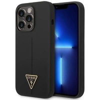 Guess GUHCP14XSLTGK iPhone 14 Pro Max 6,7" schwarz/schwarz Hardcase Silikon Dreieck
