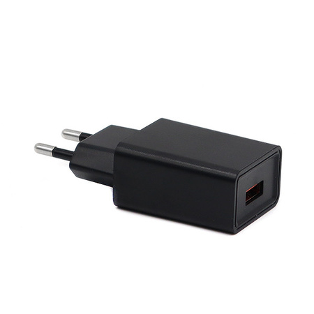 ŁADOWARKA SIECIOWA 2.4A + KABEL TYP-C USB CZARNA DENMEN 2400mA DC01 12W BLACK