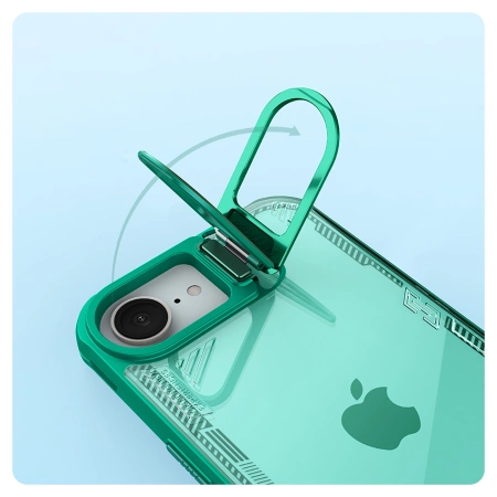 Etui Nillkin Iceblade Prop z podstawką na iPhone 16e - zielone
