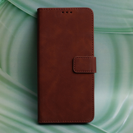 Etui Smart Velvet do Motorola Moto E13 brązowe