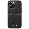 Original Handyhülle APPLE IPHONE 15 PRO BMW Silicone Pattern (BMHCP15L22SMPK) schwarz