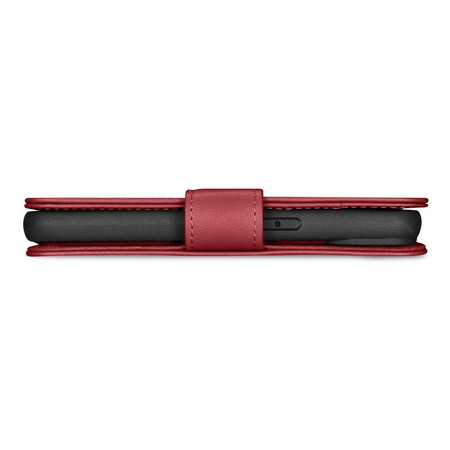 iCarer Wallet Case 2in1 iPhone 14 Pro Flip Leather Cover Anti-RFID red (WMI14220726-RD)
