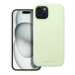 Futerał Roar Cloud-Skin - do iPhone 15 Jasnozielony