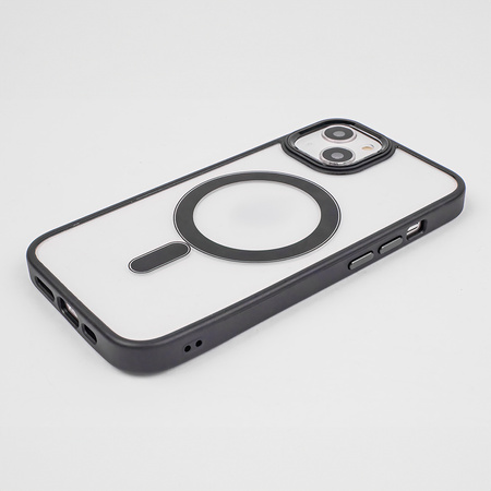 Nakładka Satin Clear Mag do iPhone 15 Pro Max 6,7&quot; czarna