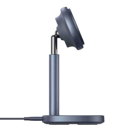 Ładowarka indukcyjna Baseus Orbit 2 Pro MagSafe Qi2 20W 2 w 1 z chłodzeniem - szara