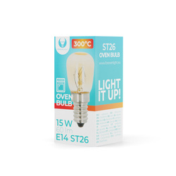 Żarówka do piekarnika E14 ST26 15W 230V 60lm 300° Forever Light