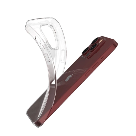 iPhone 15 Pro Max-Hülle aus der Ultra Clear-Serie in transparenter Farbe