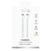 Puro Fabrik USB-C – USB-C-Kabel 1,5 m 60 W 480 Mbit/s – blau
