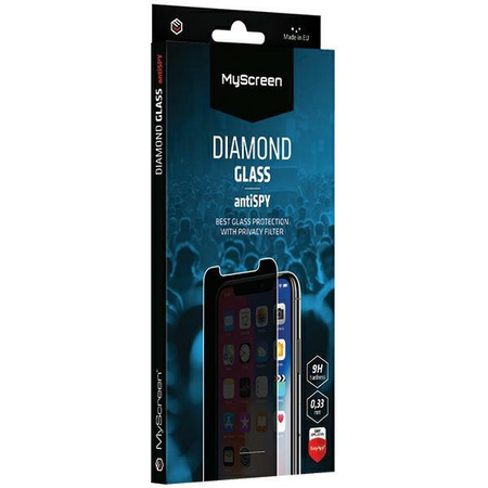 Szkło prywatyzujące MyScreen AntiSPY     Diamond Glass do Apple iPhone 17