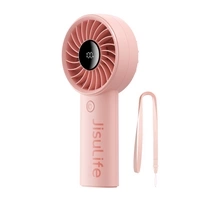 Jisulife Handventilator Life4 5000mAh Tragbarer USB-Ventilator - Rosa