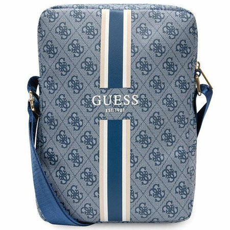 Guess Bag GUTB10P4RPSB 10" blau/blaue 4G Stripes Tablet-Tasche