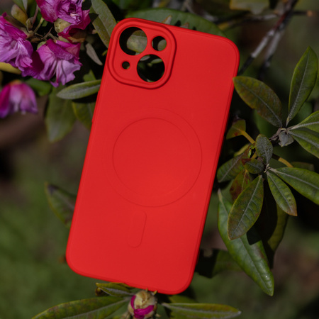 Nakładka Simple Color Mag do iPhone 16 Plus 6,7&quot; czerwona