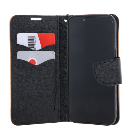 Etui Smart Fancy do iPhone 16 Pro Max 6,9&quot; czarno-złote