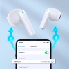Joyroom TWS earphones wireless ENC waterproof IPX4 Bluetooth 5.3 white (JR-TL11)